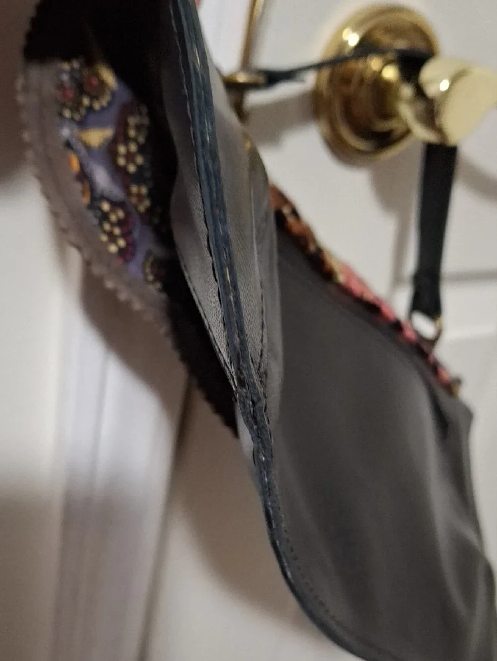 Liberina Bags Handmade Leather and Velvet Retro Clutch